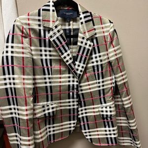 BURBERRY LONDON Plaid Blazer